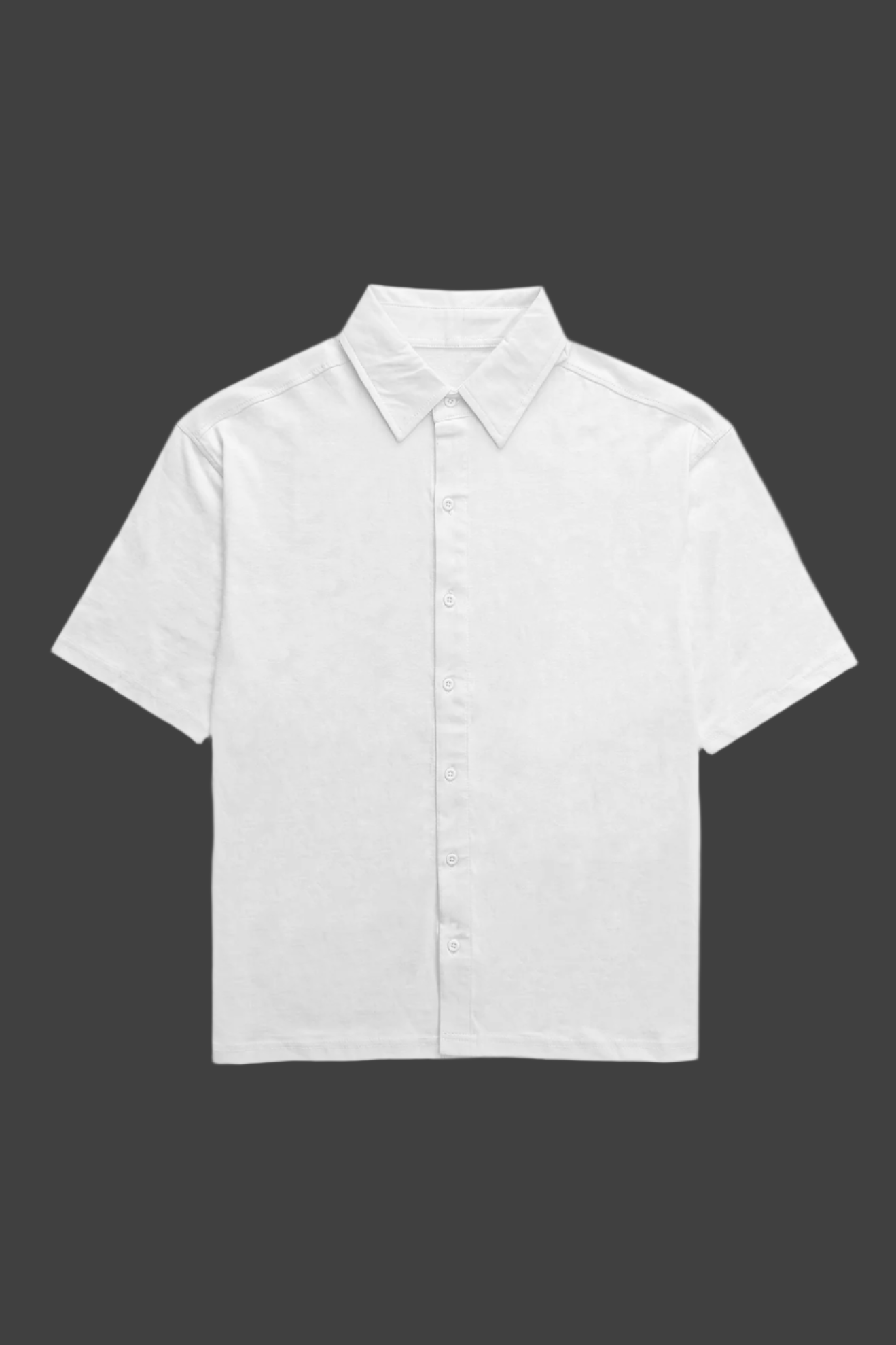 Solid Oversized Half Sleeve Shirt
