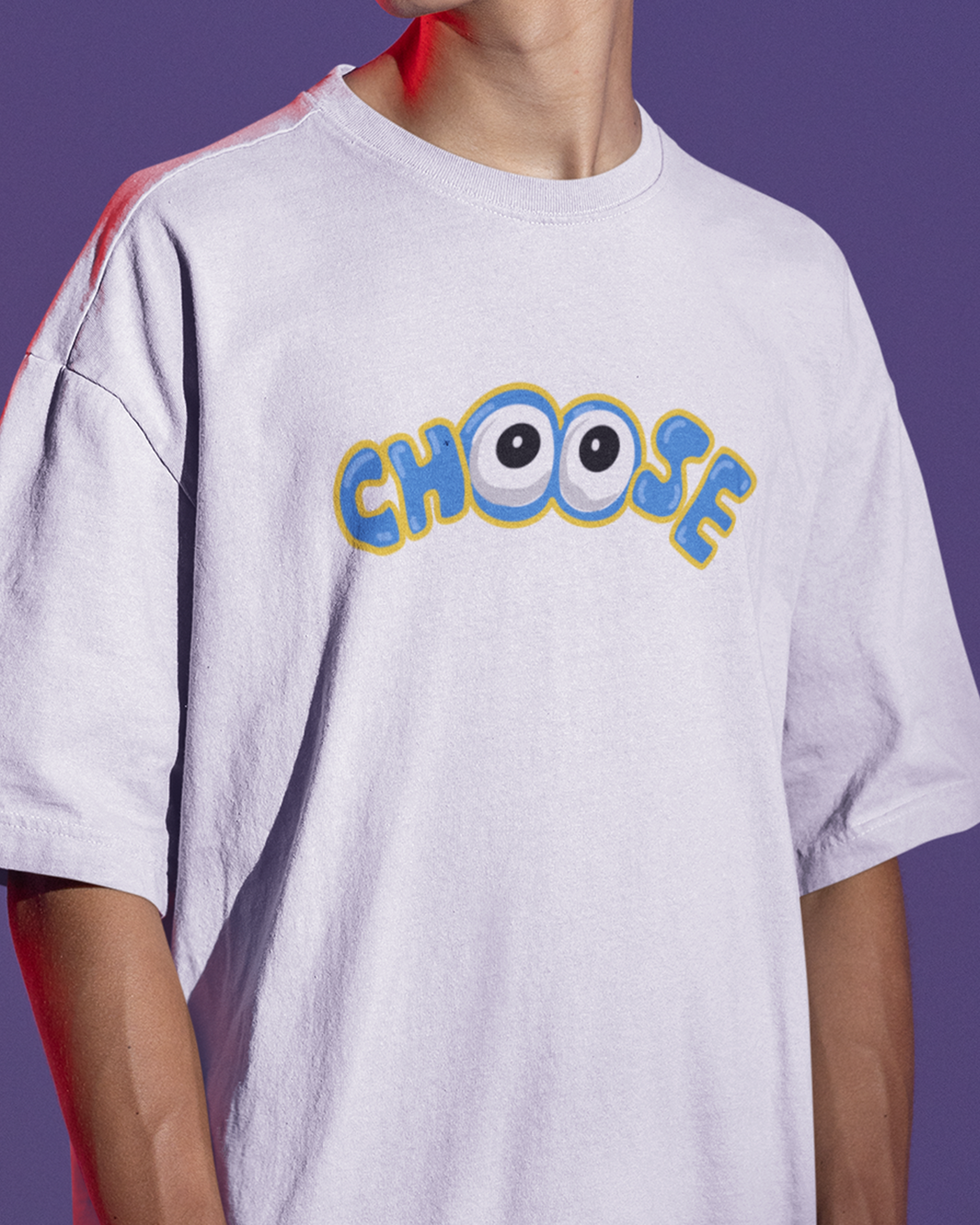 Choose Happiness Oversized Tshirt