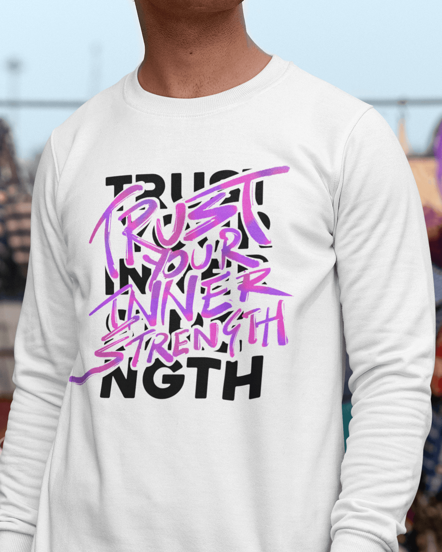 Trust Your Inner Strength Oversized Sweatshirt