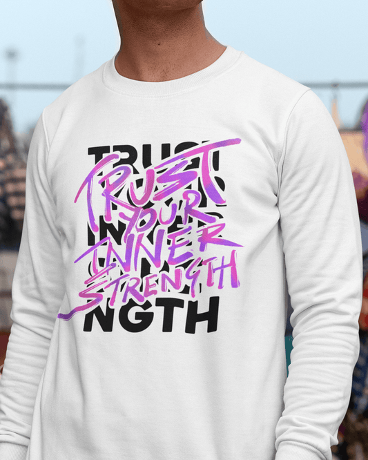 Trust Your Inner Strength Oversized Sweatshirt