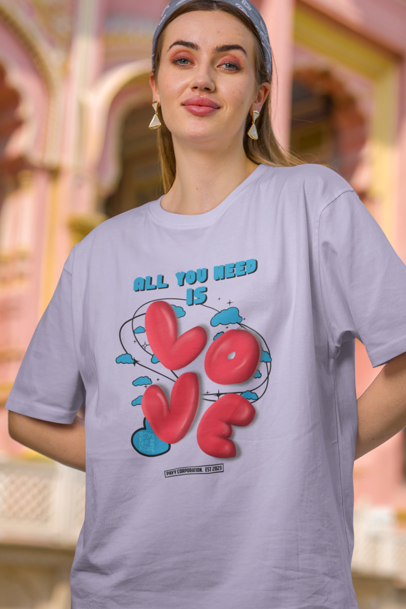 All You Need Is Love Oversized Tshirt