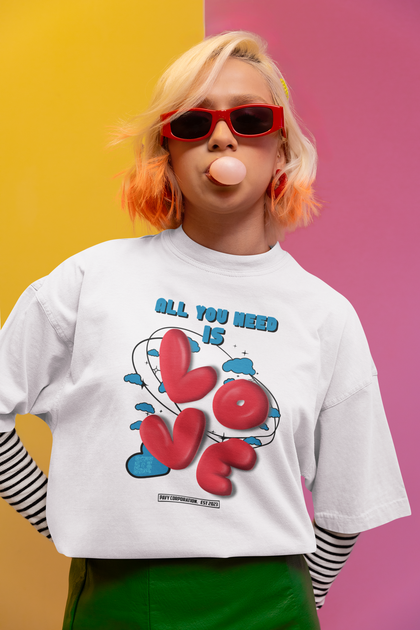 All You Need Is Love Oversized Tshirt