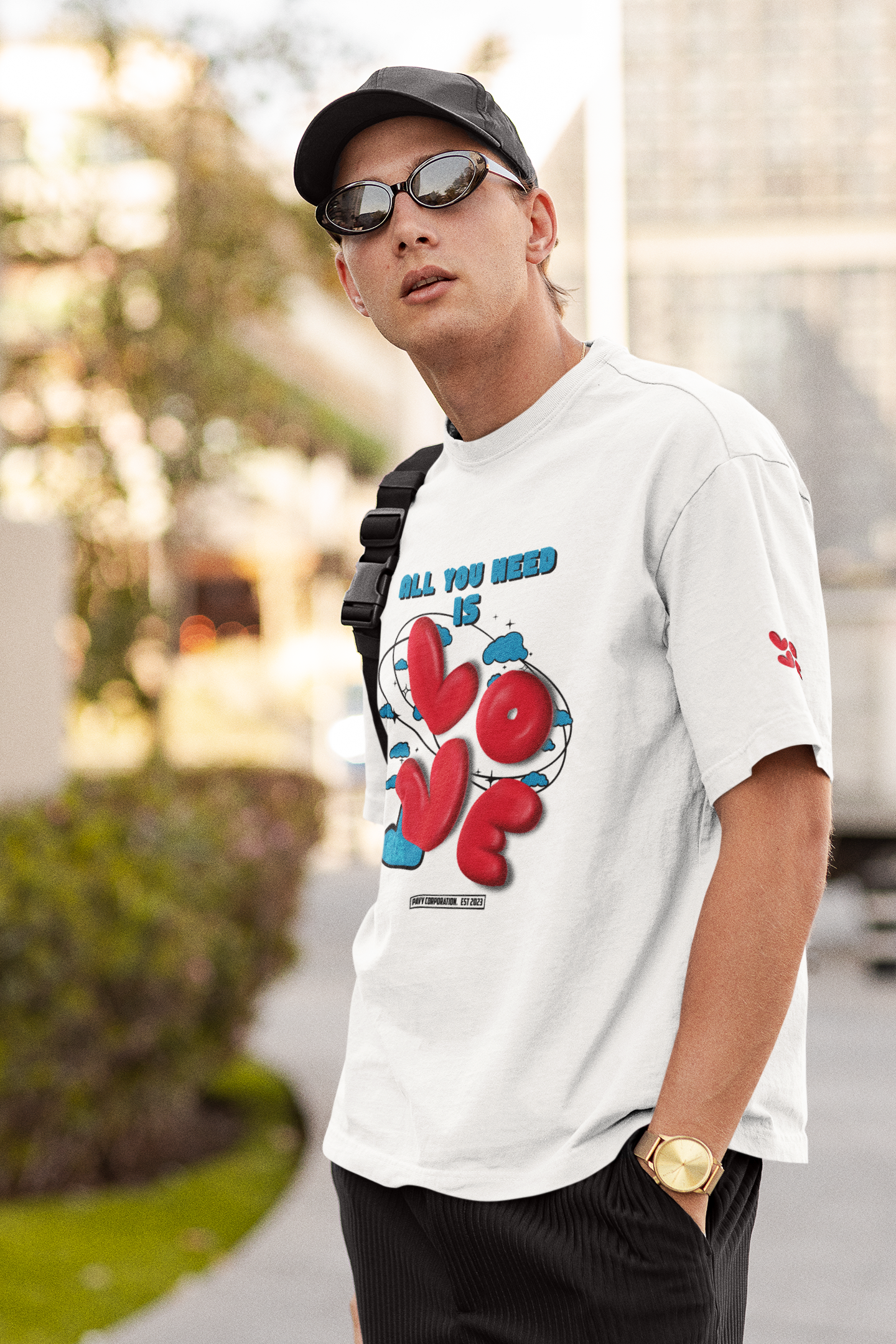 All You Need Is Love Oversized Tshirt