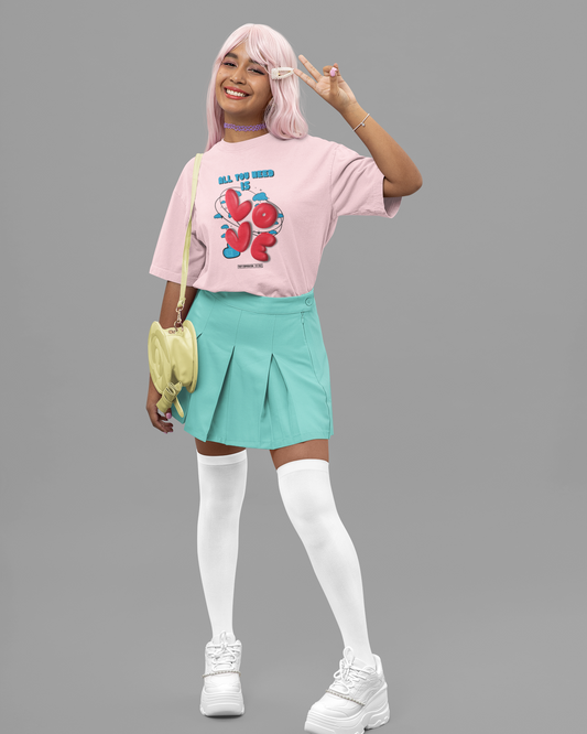 All You Need Is Love Oversized Tshirt