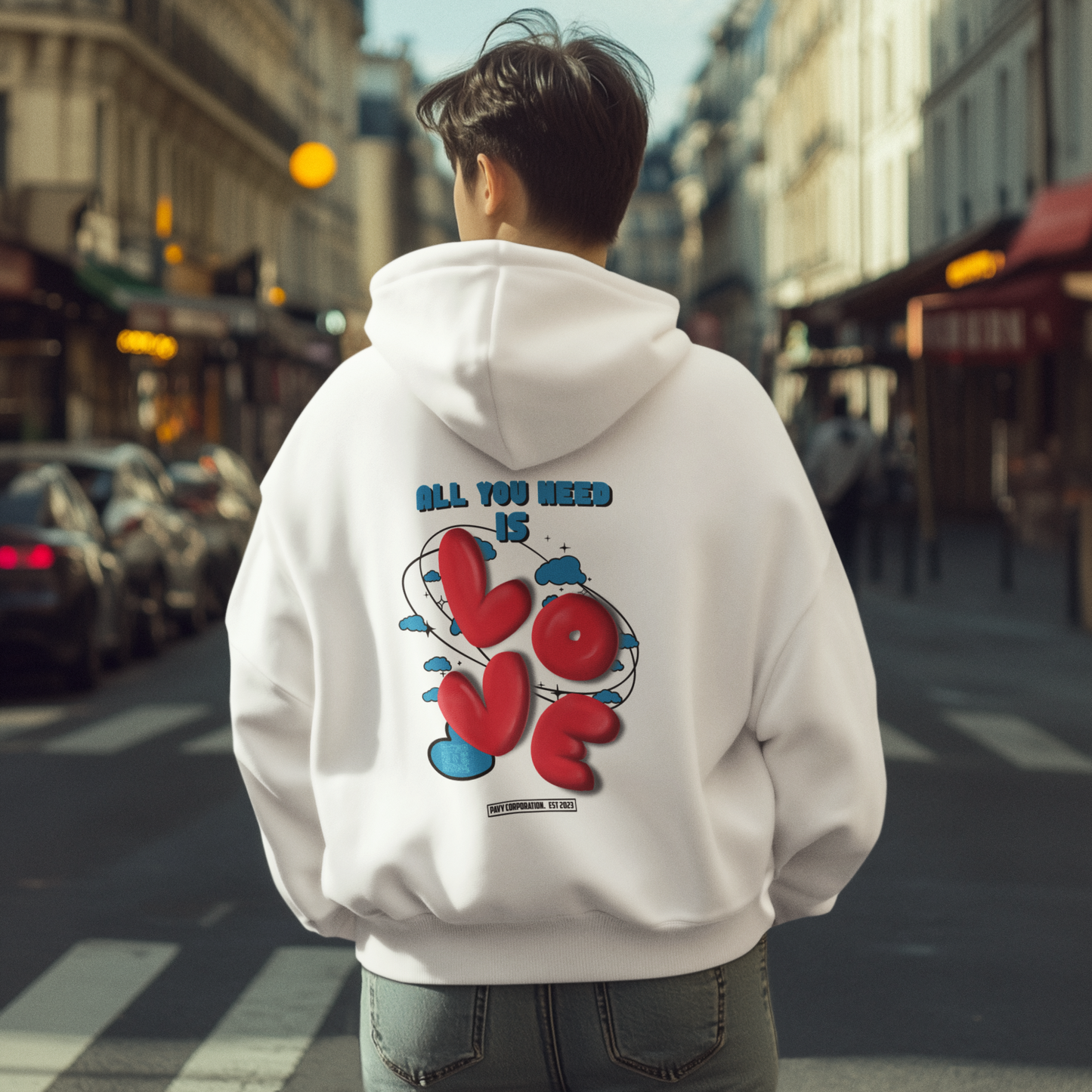 All You Need Is Love Oversized Hoodie
