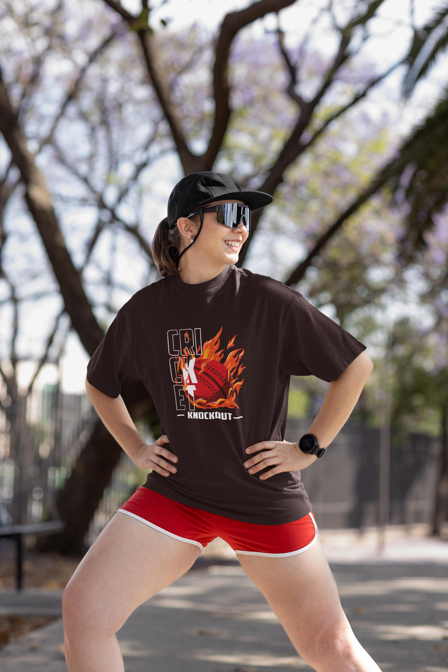 Cricket Knockout Oversized Tshirt