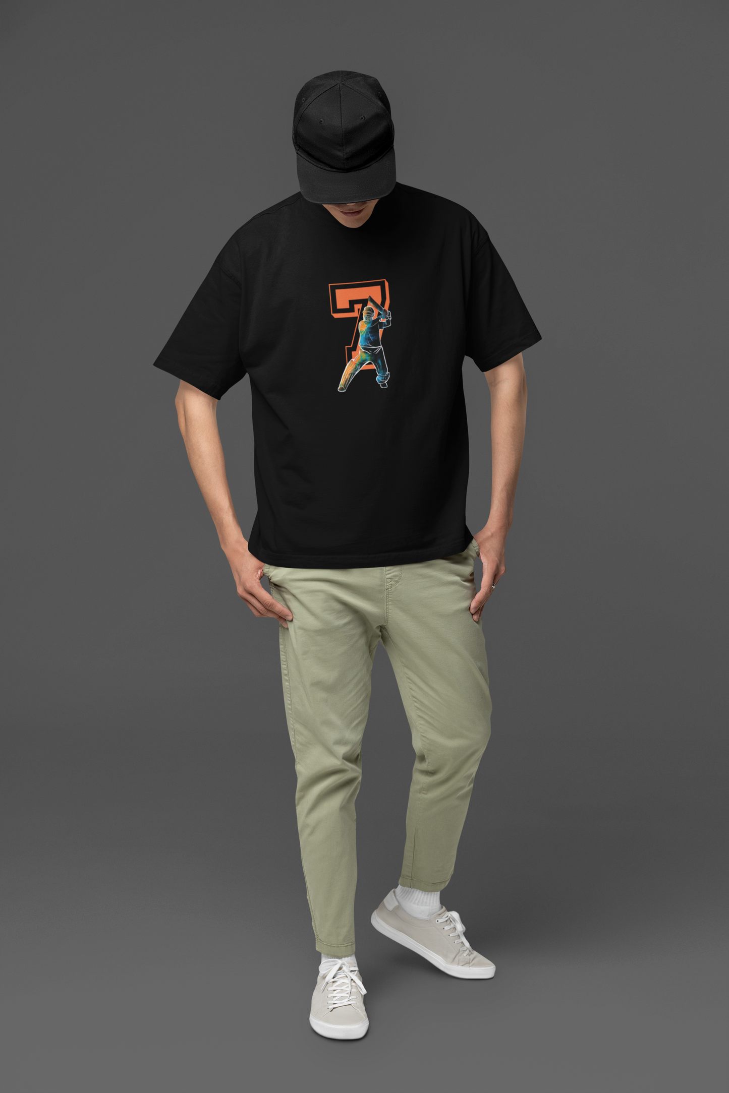 Cricket No:7 Oversized Tshirt