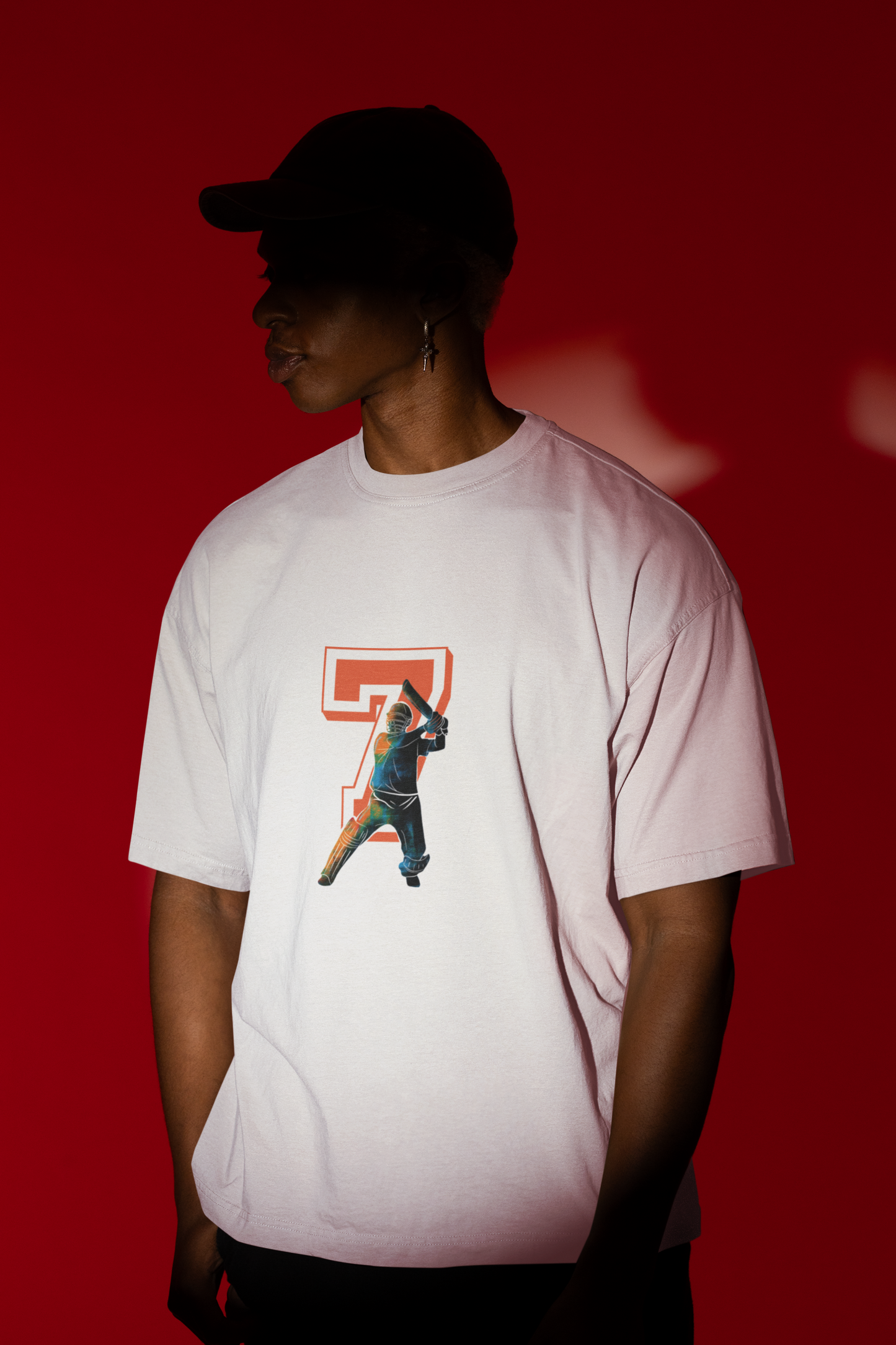 Cricket No:7 Oversized Tshirt
