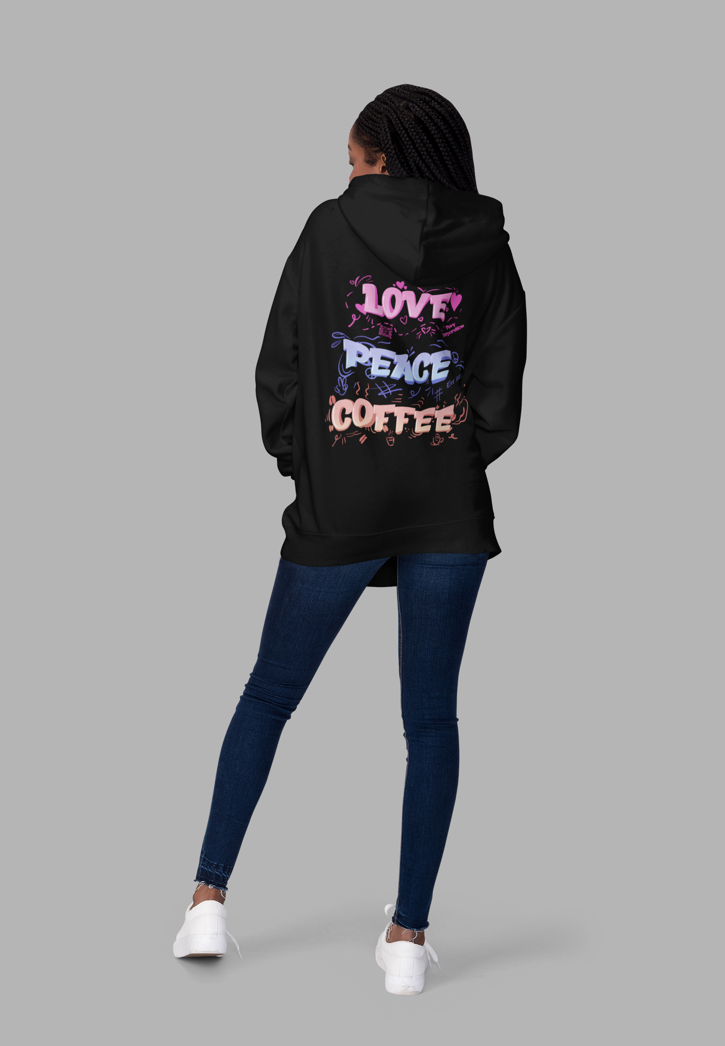Love Peace Coffee Hoodie