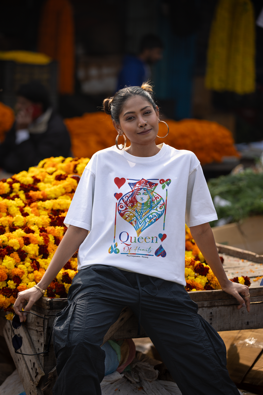 Queen of Hearts Oversized Tshirt
