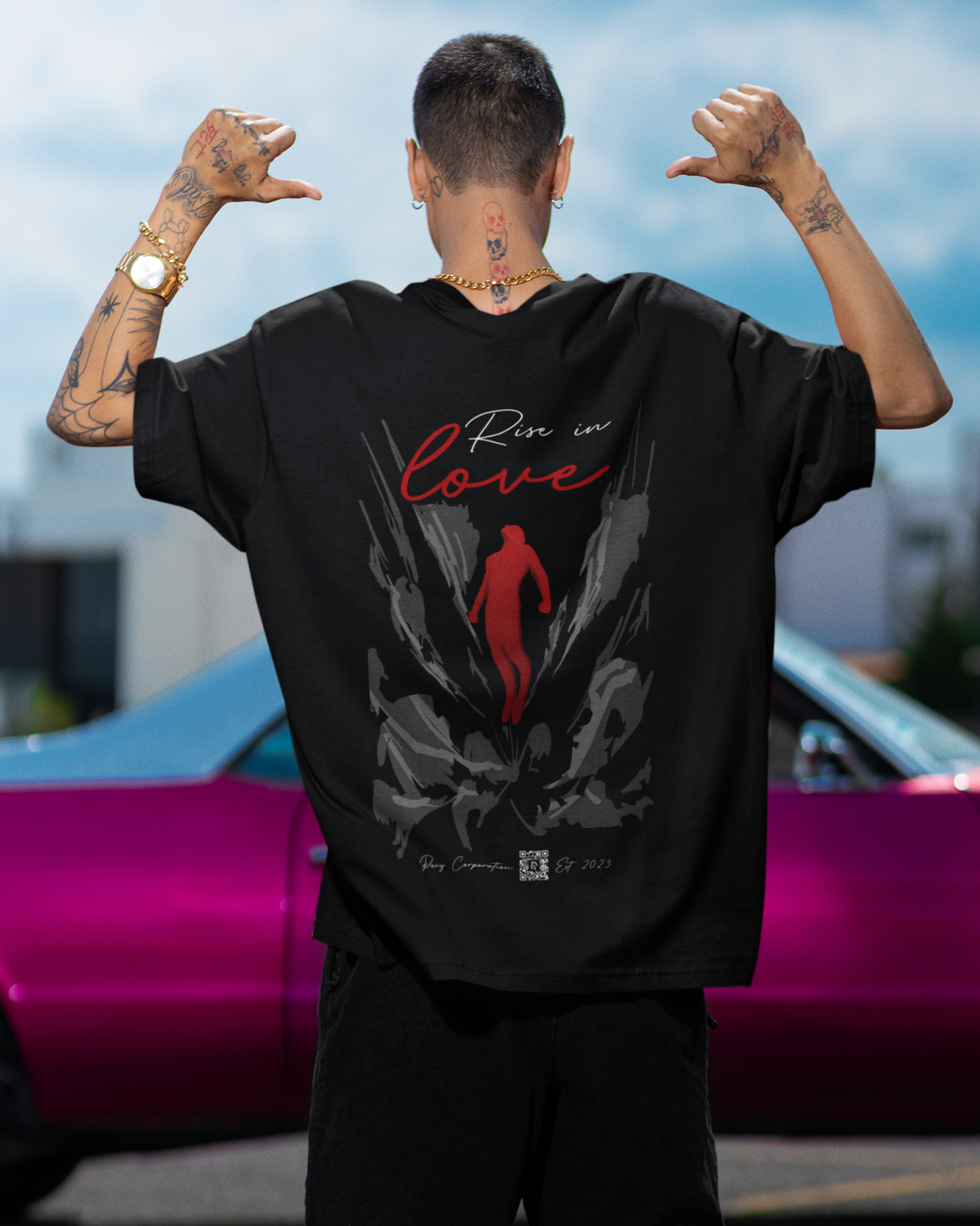 Rise In Love Terry Oversized Tshirt
