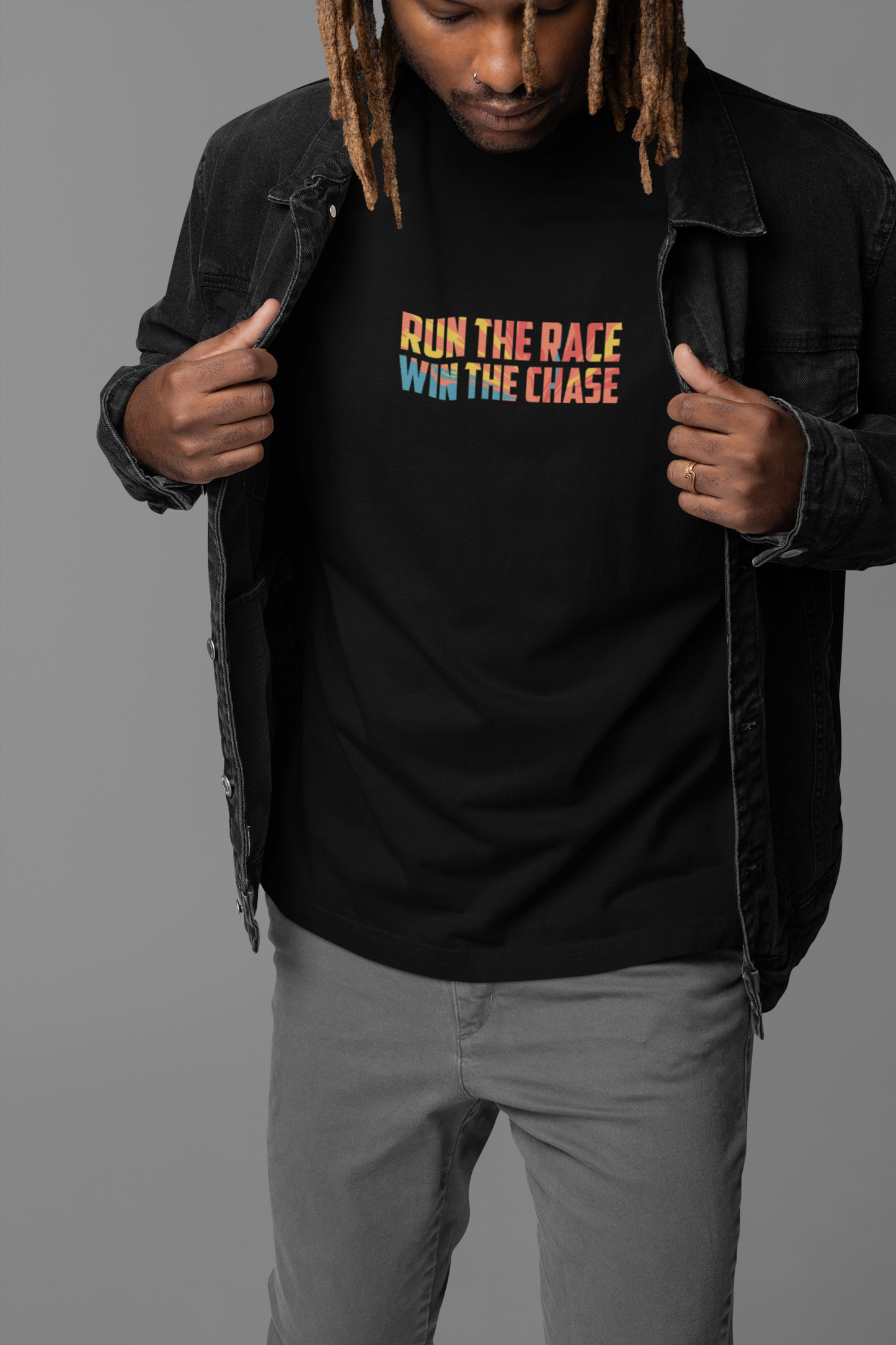 Run The Race .. Oversized Tshirt