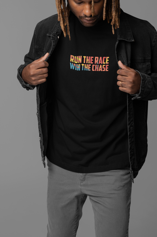 Run The Race .. Oversized Tshirt