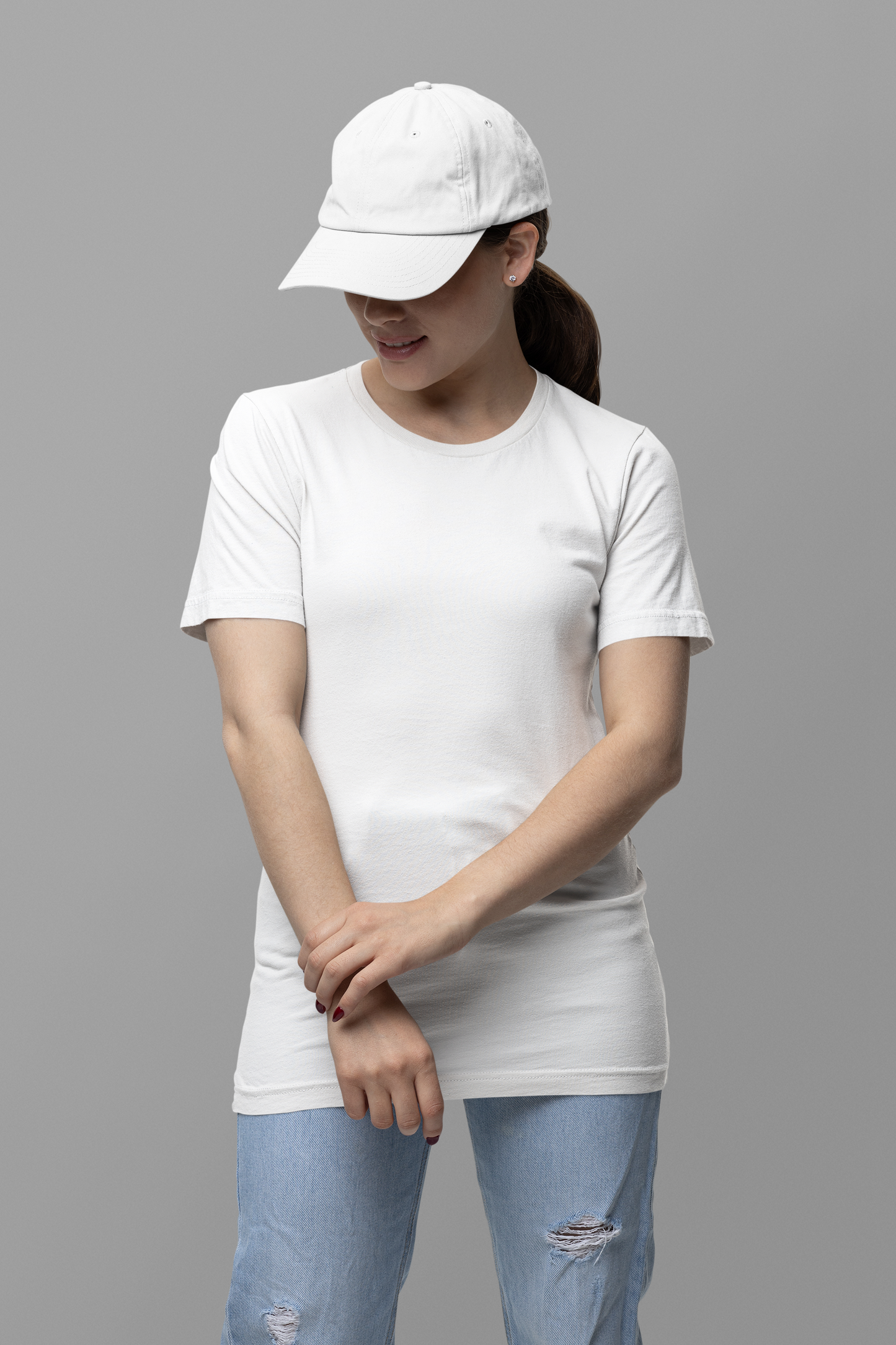 Solid Unisex Classic Crew Tshirt