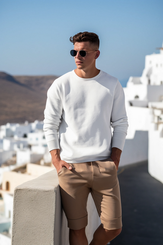 Solid Oversized Sweatshirt