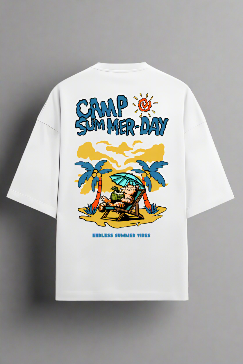 Summer Day Terry Oversized Tshirt