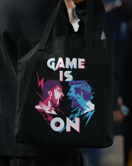 Game Is On Tote Bag