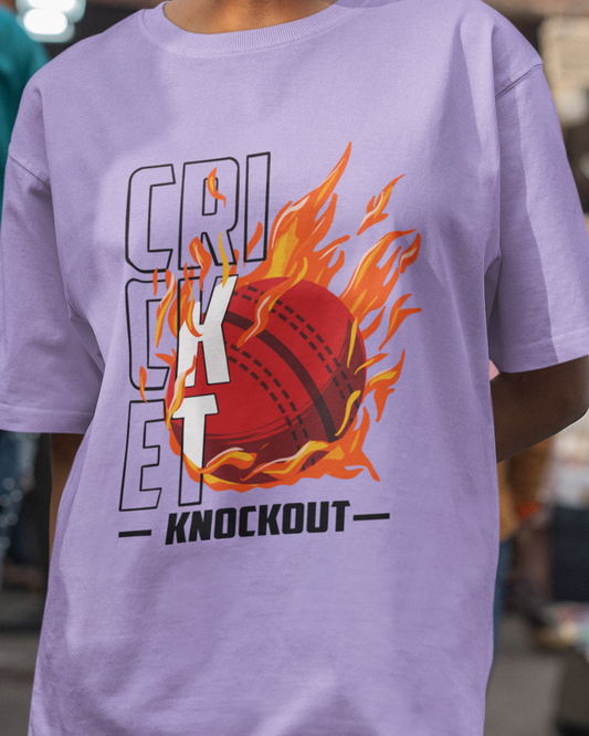 Cricket Knockout Oversized Tshirt