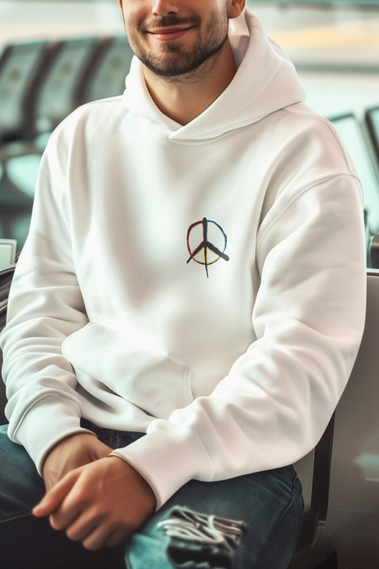 Love Peace Travel Hoodie