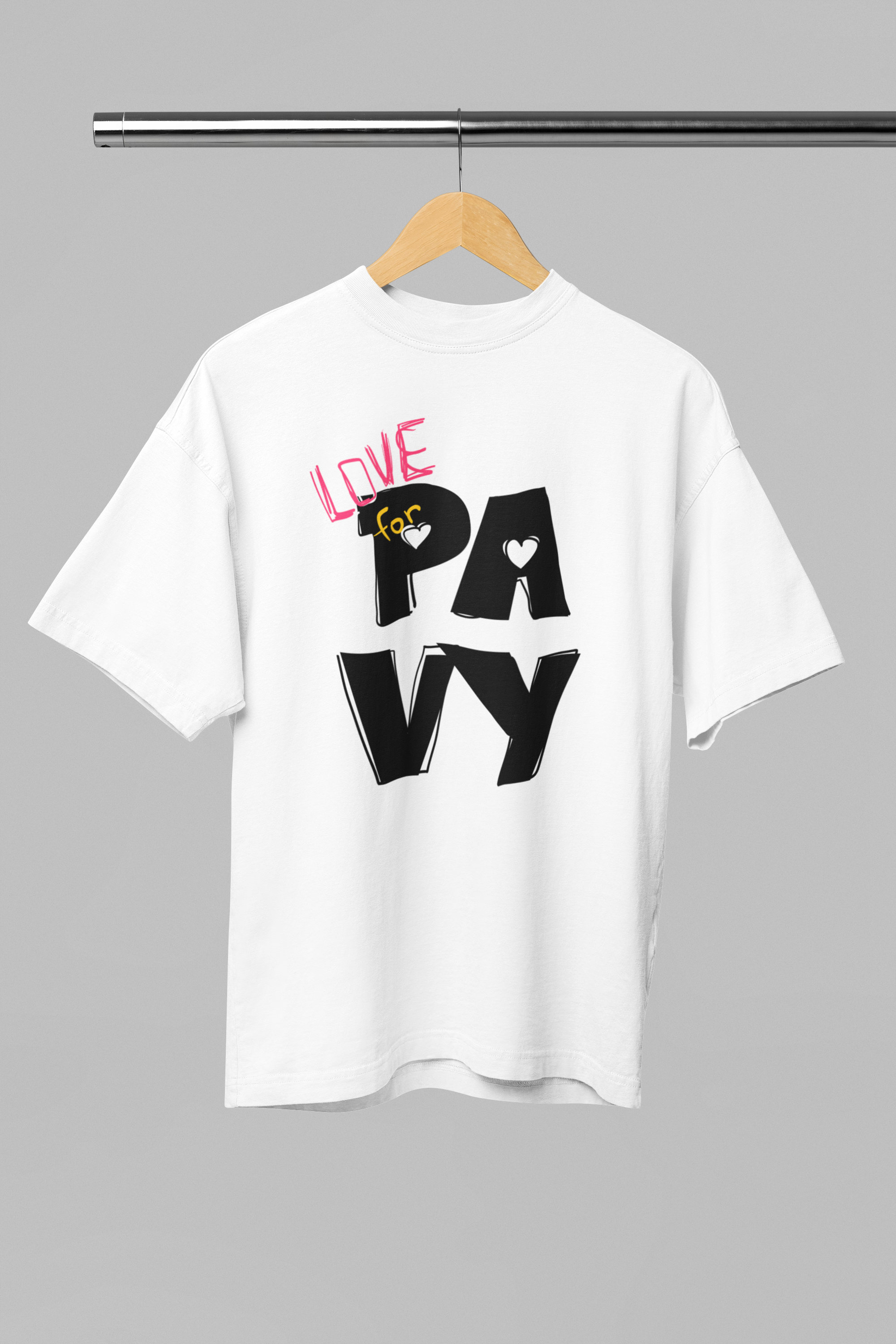 PAVY LOVE Terry Oversized Tshirt
